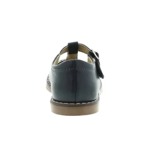 NEW FOOTMATES kid's sherry dress shoes in navy