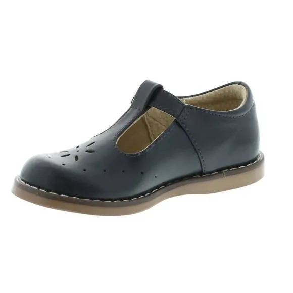 NEW FOOTMATES kid's sherry dress shoes in navy
