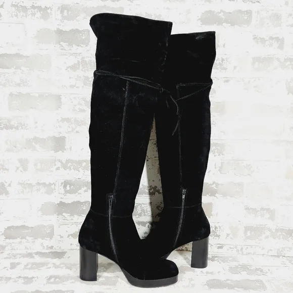 NEW Free People Women's Black Echo Platform OTK Boots W545