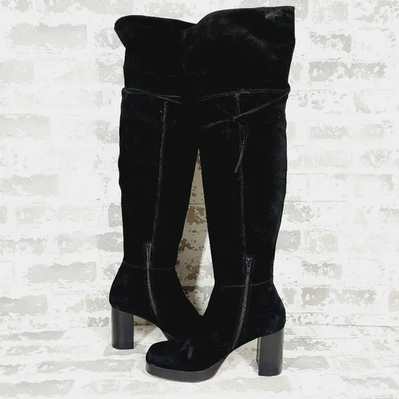 NEW Free People Women's Black Echo Platform OTK Boots W545