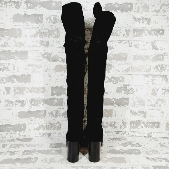 NEW Free People Women's Black Echo Platform OTK Boots W545