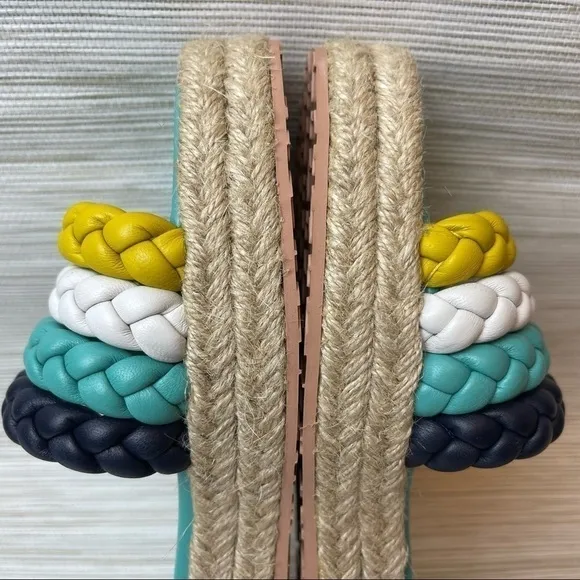 New Gianvitto Rossi Marbella Espadrille Slide Sandal In Mimosa