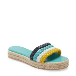 New Gianvitto Rossi Marbella Espadrille Slide Sandal In Mimosa