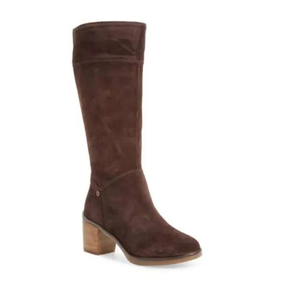 New Hush Puppies Saun Olivia Brown Boots 7.5