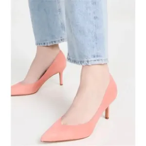 NEW IN BOX Veronica Beard Lisa Pumps Women's Size 5 Peach Stiletto Heels Formal‎