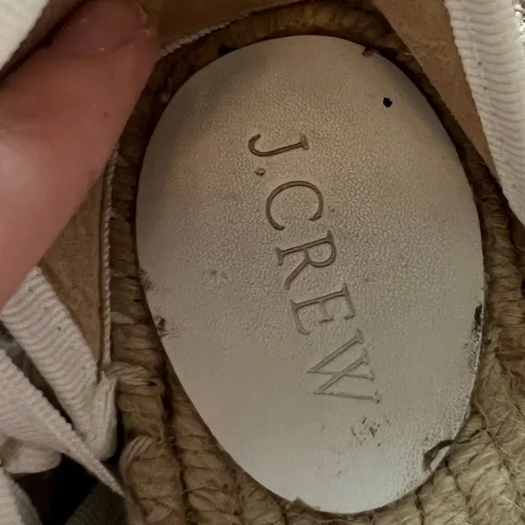NEW J. Crew Eyelet Flatform Espadrille Sandals