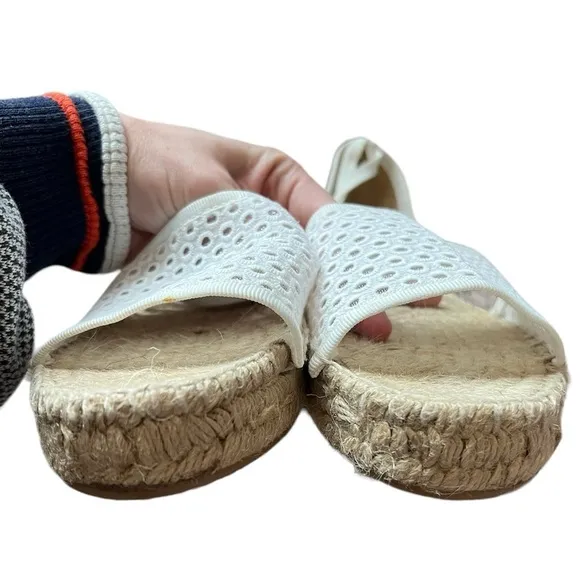 NEW J. Crew Eyelet Flatform Espadrille Sandals