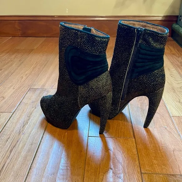 NEW JEFFERY CAMPBELL PLATFORM JONESEY PONY BOOTS!