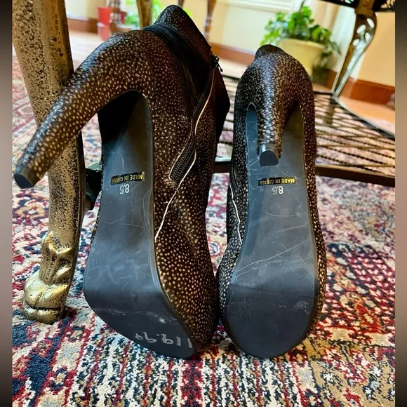 NEW JEFFERY CAMPBELL PLATFORM JONESEY PONY BOOTS!