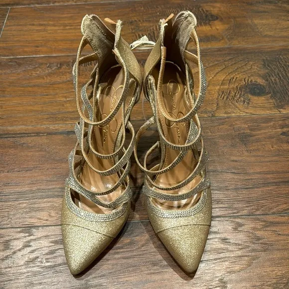 NEW! Jessica Simpson Champagne Parminda Pump - Size 7.5/38eu
