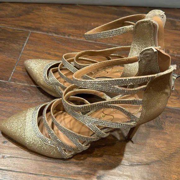 NEW! Jessica Simpson Champagne Parminda Pump - Size 7.5/38eu