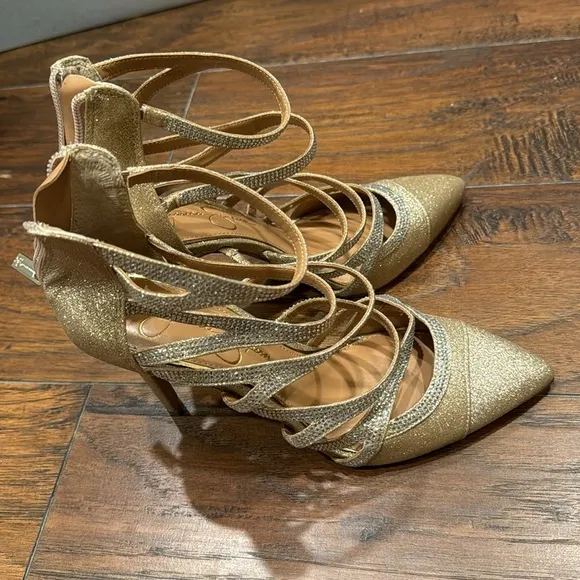 NEW! Jessica Simpson Champagne Parminda Pump - Size 7.5/38eu