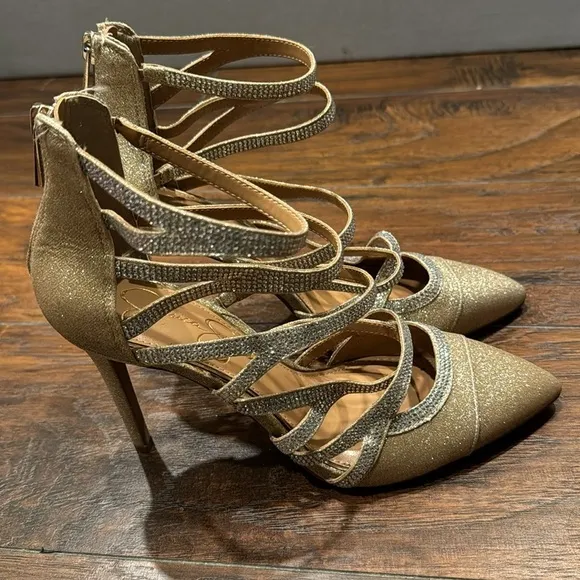 NEW! Jessica Simpson Champagne Parminda Pump - Size 8/39
