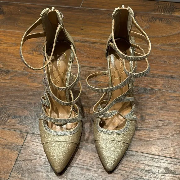 NEW! Jessica Simpson Champagne Parminda Pump - Size 8/39