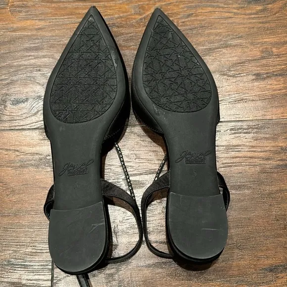 NEW! Jewel Badgley Mischka Black Alanna Ballet Flats - Size 5