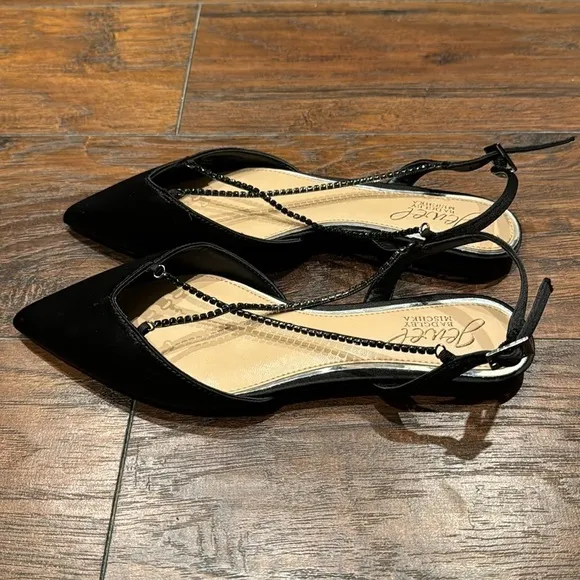 NEW! Jewel Badgley Mischka Black Alanna Ballet Flats - Size 5