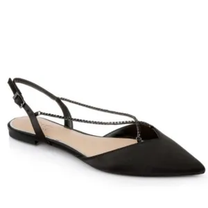 NEW! Jewel Badgley Mischka Black Alanna Ballet Flats - Size 5