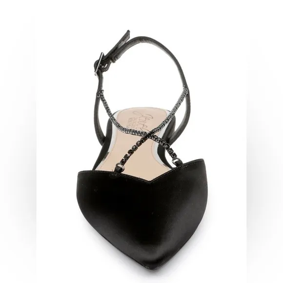 NEW! Jewel Badgley Mischka Black Alanna Ballet Flats - Size 5