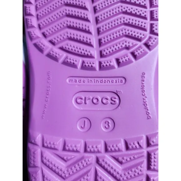 New Kids Crocs Crocband Clog Sandals Platform K Party Pink 207006 6SW Size J3
