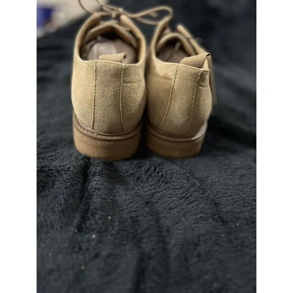 NEW Madden NYC Men's Terry‎ Dress Shoes Suede Leather Taupe 8