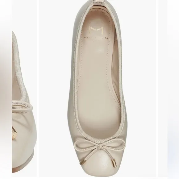 New Marc Fisher Elegant Cream Ballet Flats size 9