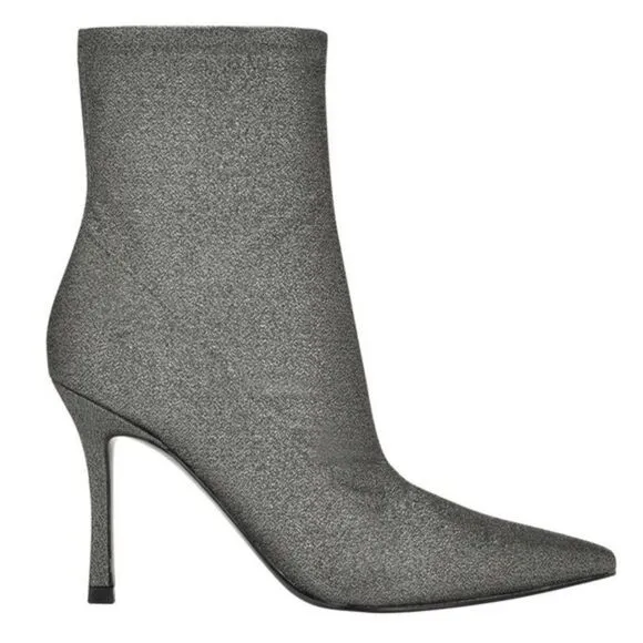 NEW Marc Fisher LTD Womens Kellen High Heel Pointed Toe Ankle Boots Shoes Size 8