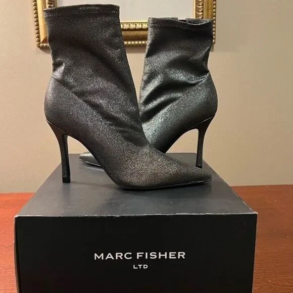 NEW Marc Fisher LTD Womens Kellen High Heel Pointed Toe Ankle Boots Shoes Size 8