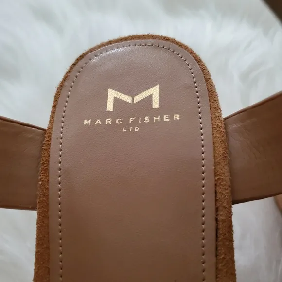 NEW Marc Fisher Suede Platform Sandals Size 10