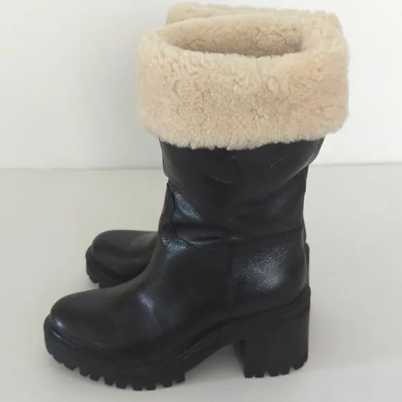 New Marc Fisher Lug Sole Booties Size 7