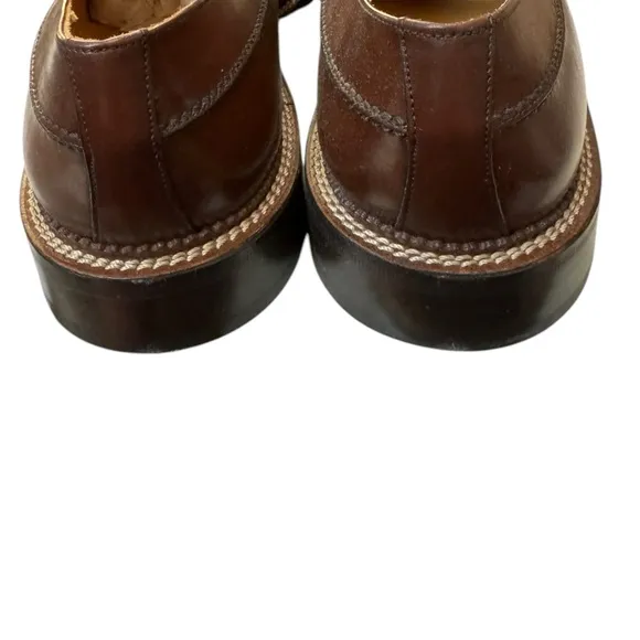 New Mezlan Banderas Men's Tan Brown Leather Lace-up Oxford Dress Shoes 13  13M