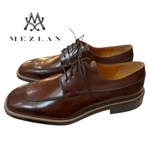 New Mezlan Banderas Men's Tan Brown Leather Lace-up Oxford Dress Shoes 13  13M