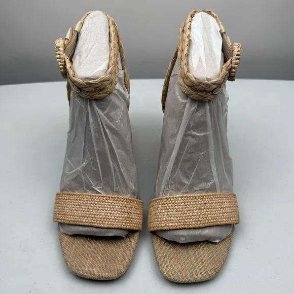 NEW Nine West Women’s Nerisa Espadrille Wedge Sandals Size 9.5M