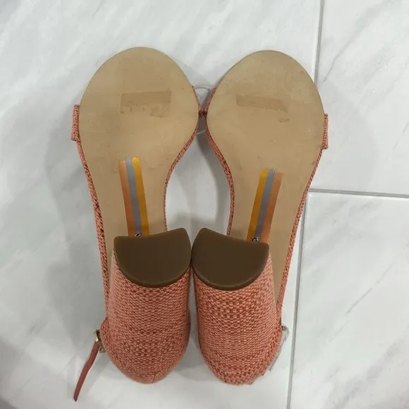 NEW! Sam Edelman Stucco Pink Yaro Block Heel Sandal - Size 12