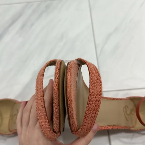NEW! Sam Edelman Stucco Pink Yaro Block Heel Sandal - Size 12