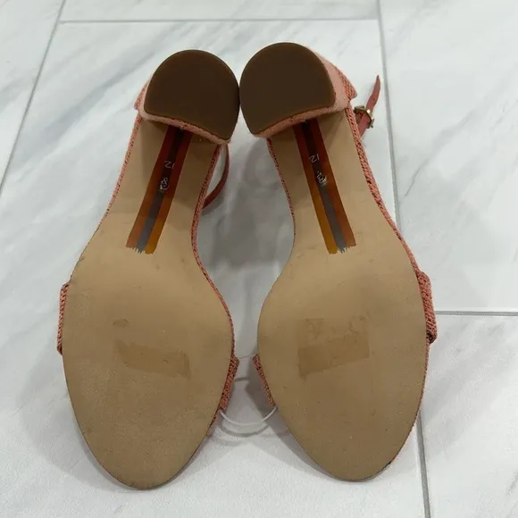 NEW! Sam Edelman Stucco Pink Yaro Block Heel Sandal - Size 12