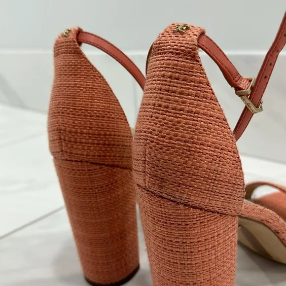 NEW! Sam Edelman Stucco Pink Yaro Block Heel Sandal - Size 12