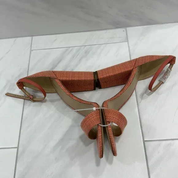 NEW! Sam Edelman Stucco Pink Yaro Block Heel Sandal - Size 12