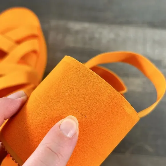 NEW Simon Miller Orange Platform Sandals