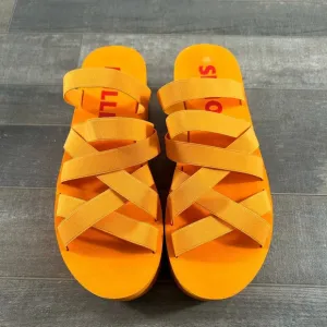 NEW Simon Miller Orange Platform Sandals