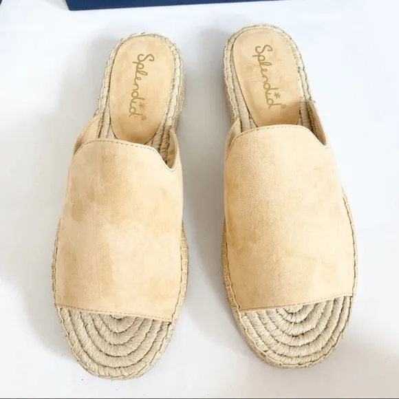 NEW splendid franci espadrille sandals/mules