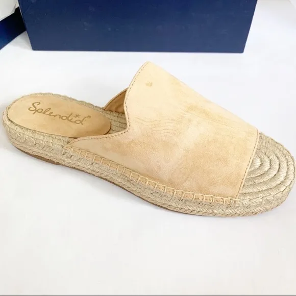 NEW splendid franci espadrille sandals/mules