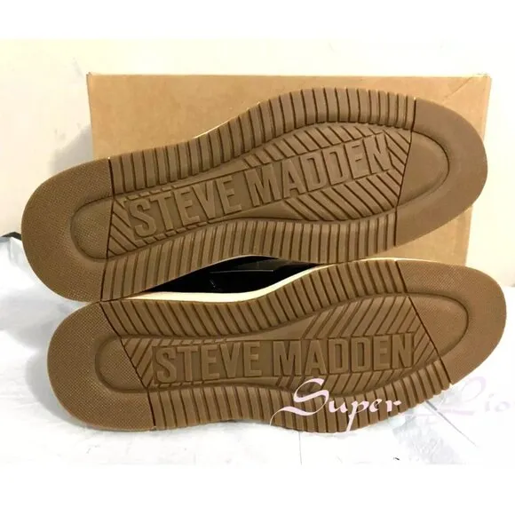 NEW Steve Madden Men's P-Jelen Leather Zip Chukka Boots