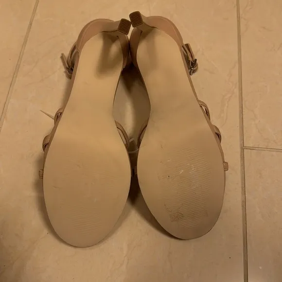 NEW! Steve Madden Natural Kammi Strappy Platform Sandal - Size 10