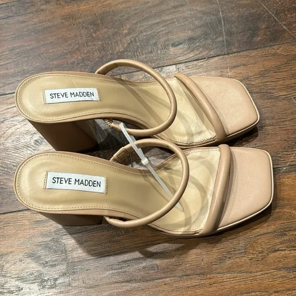NEW! Steve Madden Natural Polly Sandal - Size 9.5