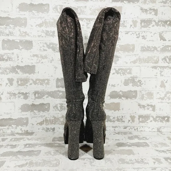 NEW Steve Madden Sultry Studded Platform Over the Knee Boots F611