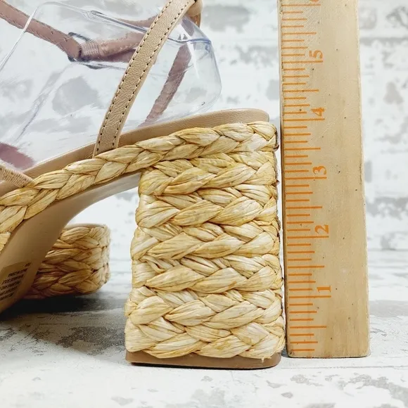 New STEVE MADDEN Women's Belise Strappy Espadrille Platform Sandals D675