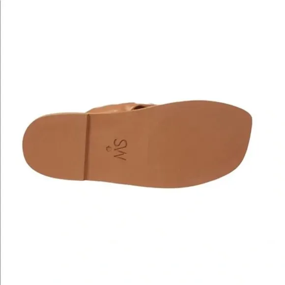 NEW Stuart Weitzman Cassie Leather Thong Sandals