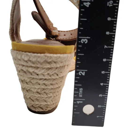 New Style &amp; Company Womens Shoes Mailena Wedge Espadrille Sandals 7.5M Y…