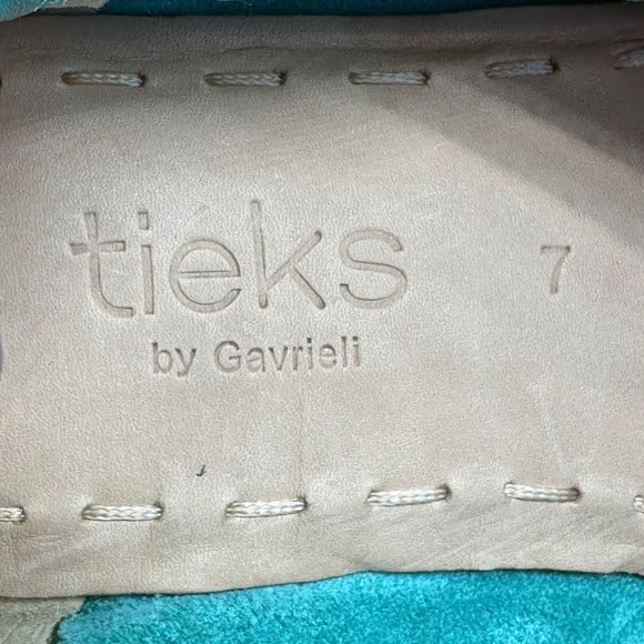 New Tieks Sz 7 Shoes Pacific Green Ballet Slipper Flats w/ Storage and Tote Bags