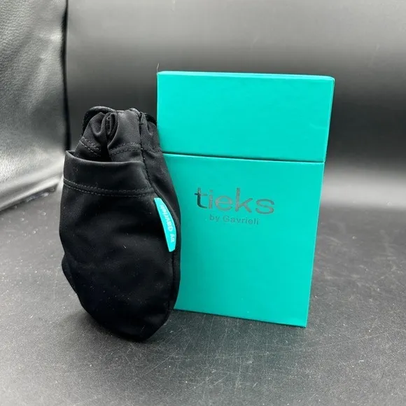 New Tieks Sz 7 Shoes Pacific Green Ballet Slipper Flats w/ Storage and Tote Bags